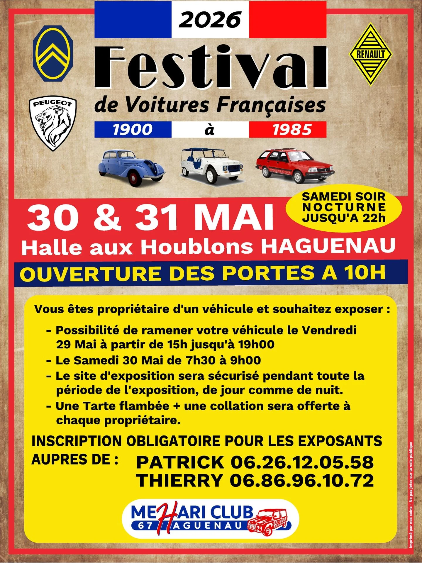 Flyer exposants